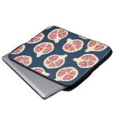 Pomegranat nahtloses Muster, Hintergrund mit Pomeg Laptopschutzhülle (Vorne Knopf)