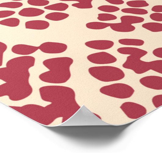 Pomegranat nahtloses Muster, Hintergrund mit Pomeg Poster (Ecke)