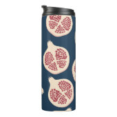 Pomegranat nahtloses Muster, Hintergrund mit Pomeg Thermosbecher (Nach rechts gedreht)