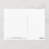 Pomegranat-Postkarte Postkarte (Rückseite)