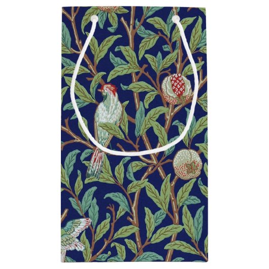 Pomegranat und Little Bird, William Morris Kleine Geschenktüte (Rückseite)