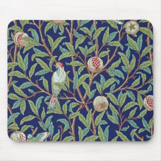 Pomegranat und Little Bird, William Morris Mousepad (Vorne)