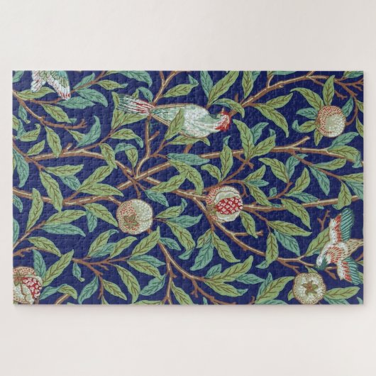 Pomegranat und Little Bird, William Morris Puzzle (Horizontal)