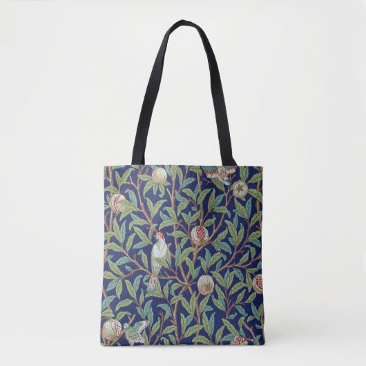 Pomegranat und Little Bird, William Morris Tasche (Vorderseite)