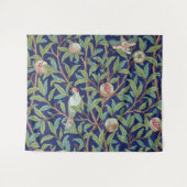 Pomegranat und Little Bird, William Morris Wandteppich (Vorderseite (Horizontal))