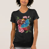Pomegranat und Luna Moth Women's Basic T - Shirt (Vorderseite)