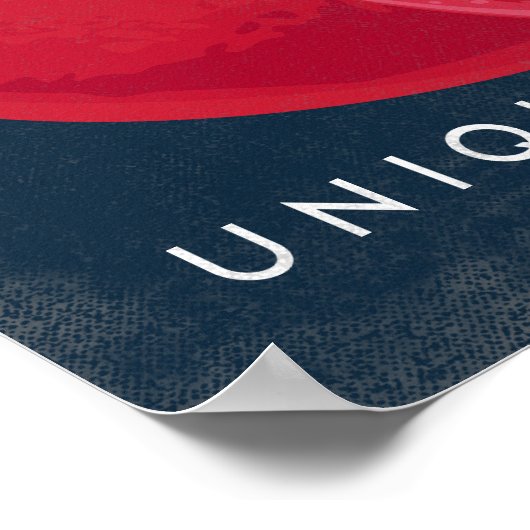 Pomegranat Vintag Fruchtetikett-Plakat Poster (Ecke)