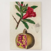 Pomegranat-Vintage Abbildung Puzzle (Vertikal)