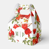 Pomegranat Wasserfarbe Thema Helle Farben Geschenkschachtel (Rückseite)