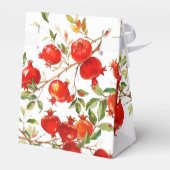Pomegranat Wasserfarbe Thema Helle Farben Geschenkschachtel (Rückseite)