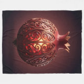 Pomegranate´10 Fleecedecke (Vorderseite (Horizontal))
