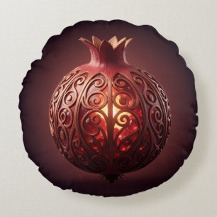 Pomegranate´10 Rundes Kissen