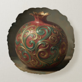 Pomegranate´11 Rundes Kissen
