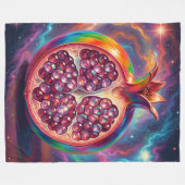 Pomegranate´1 Fleecedecke (Vorderseite (Horizontal))