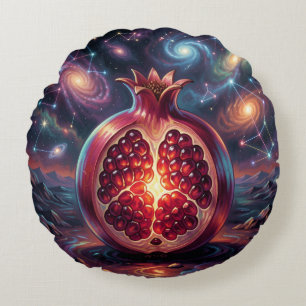 Pomegranate´2 Rundes Kissen