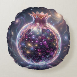 Pomegranate´5 Rundes Kissen