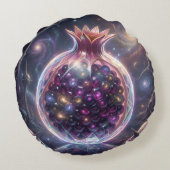 Pomegranate´5 Rundes Kissen (Rückseite)