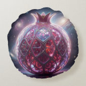 Pomegranate´6 Rundes Kissen (Rückseite)