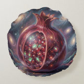 Pomegranate´8 Rundes Kissen (Rückseite)