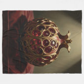 Pomegranate´9 Fleecedecke (Vorderseite (Horizontal))