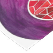 Pomegranate Apple Rosh Hashana Tischtuch Tischdecke (Schrägansicht)