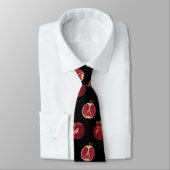 Pomegranate Black Neck Tie Krawatte (Gebunden)