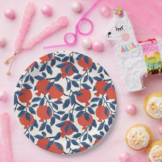 Pomegranate festlich pappteller (Party)