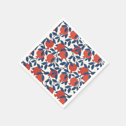 Pomegranate festlich serviette (Ecke)