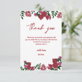 Pomegranate Fresh Fruite Birthday Danke Karte (Stehend Vorderseite)