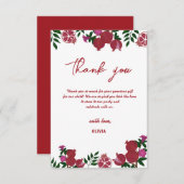 Pomegranate Fresh Fruite Birthday Danke Karte (Vorne/Hinten)