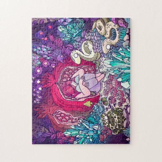 Pomegranate Girl Puzzle (Vertikal)