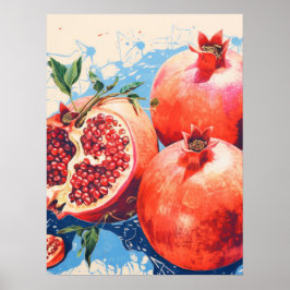 Pomegranate Grace Poster