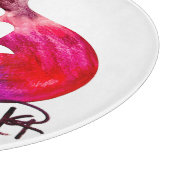 Pomegranate Hamsa Art Schneidebrett (Ecke)