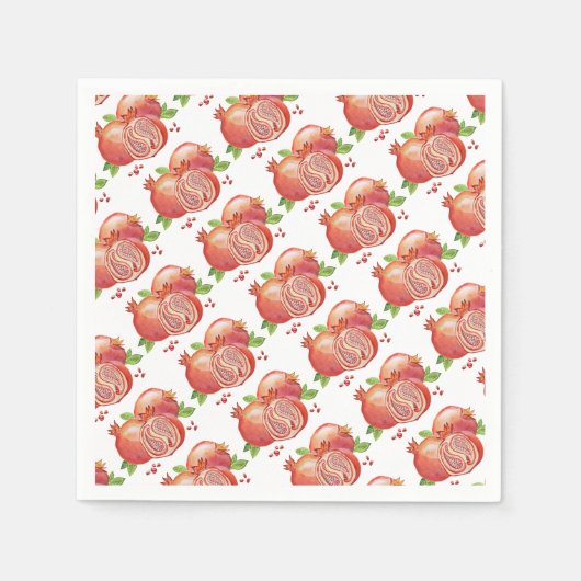 Pomegranate Happy Yalda Serviette (Vorderseite)