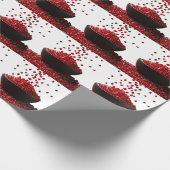 Pomegranate Illustration – Elegant Fruit Design Geschenkpapier (Ecke)