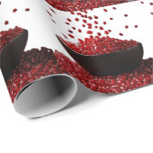 Pomegranate Illustration – Elegant Fruit Design Geschenkpapier (Rolleneckpunkt)