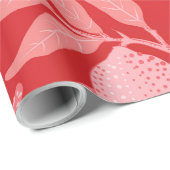 Pomegranate in Christmas Red Geschenkpapier (Rolleneckpunkt)