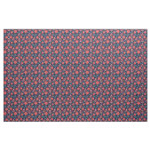 Pomegranate-Muster auf blauem Muster Stoff (Fat Quarter (45,7 x 55,9 cm))