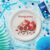 Pomegranate Paper Plate Pappteller (Party)