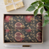 Pomegranate Paradies - reichhaltiges Blumenmuster Seidenpapier (Geschenk)