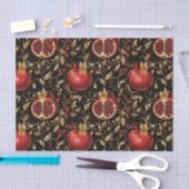 Pomegranate Paradies - reichhaltiges Blumenmuster Seidenpapier (Handwerk)