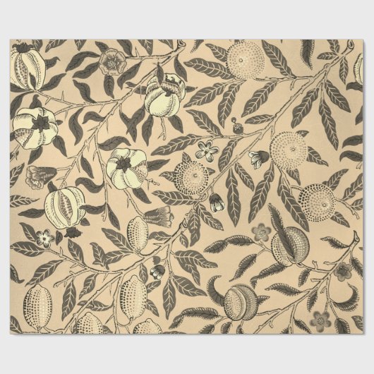 Pomegranate Pattern von William Morris Wrapping Pa Geschenkpapier (Flach)