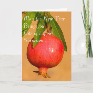 Pomegranate Rosh HaShana Card Feiertagskarte