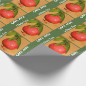 Pomegranate Rosh HaShana Wrapping Paper Geschenkpapier (Ecke)