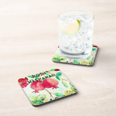 Pomegranate Rosh Hashanah Fruit Shana Tova Getränkeuntersetzer (Rechte Seite)