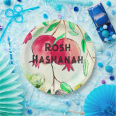 Pomegranate Rosh Hashanah Fruit Shana Tova Pappteller (Party)