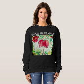 Pomegranate Rosh Hashanah Fruit Shana Tova Sweatshirt (Vorne ganz)