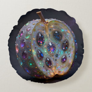 Pomegranate rundes kissen