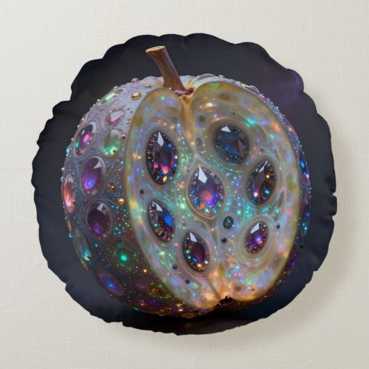 Pomegranate  rundes kissen (Vorderseite)