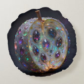 Pomegranate  rundes kissen (Rückseite)